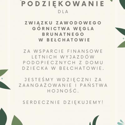 Podziekowania