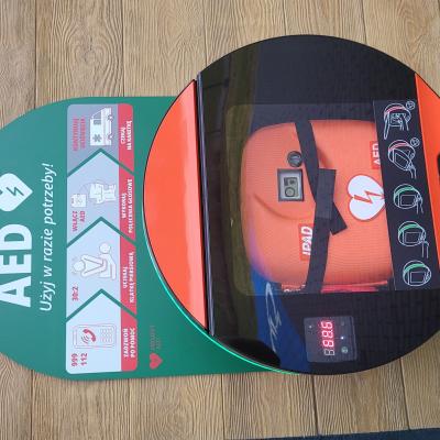 Defibrylator na terenie naszej Placówki 