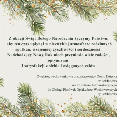 Green Elegant Illustration Christmas Greeting Card